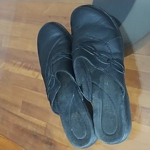 Clarks Black Mules & Clogs